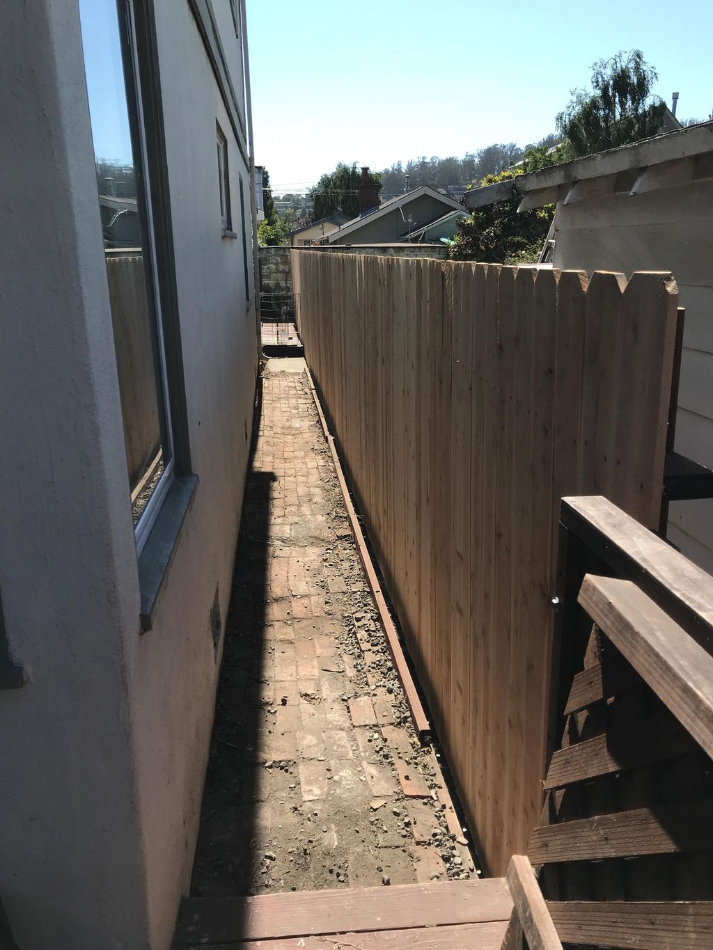 After - fence build