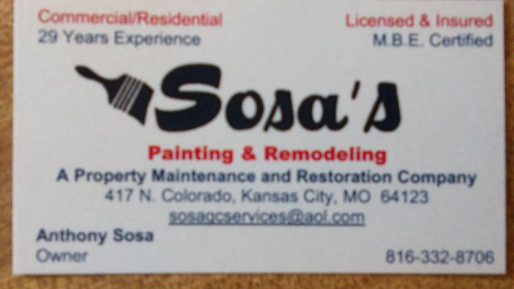 Sosa's Painting & Remodeling