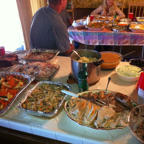 Catered Family Thanksgiving for 25