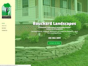 Website for a local Landscaper/Hardscaper/Turf Car