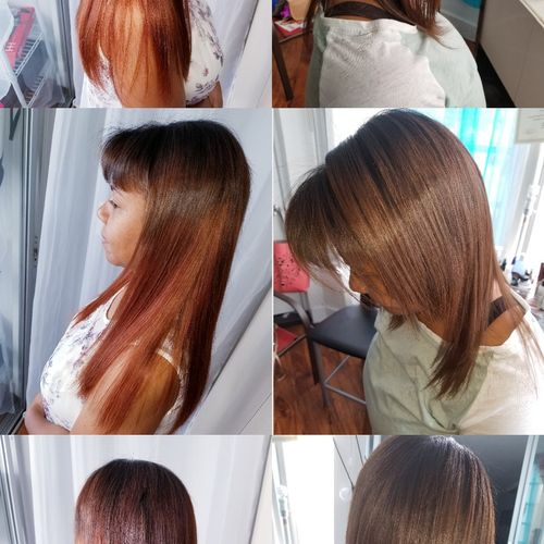 process= from hair relaxer, to hair botox, to hair