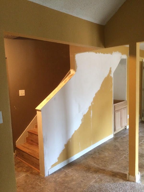 Handrail Install and Drywall Install with Smooth F