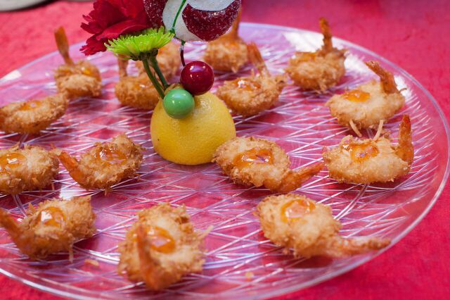 Coconut Shrimp with an Orange Marmalade