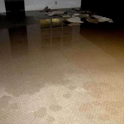 Water Damage Carpet, Water extraction