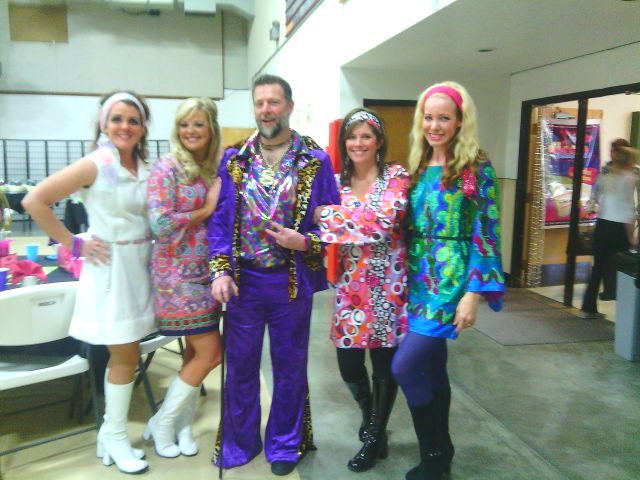 ACH Education Fundraiser with a 70's disco theme i