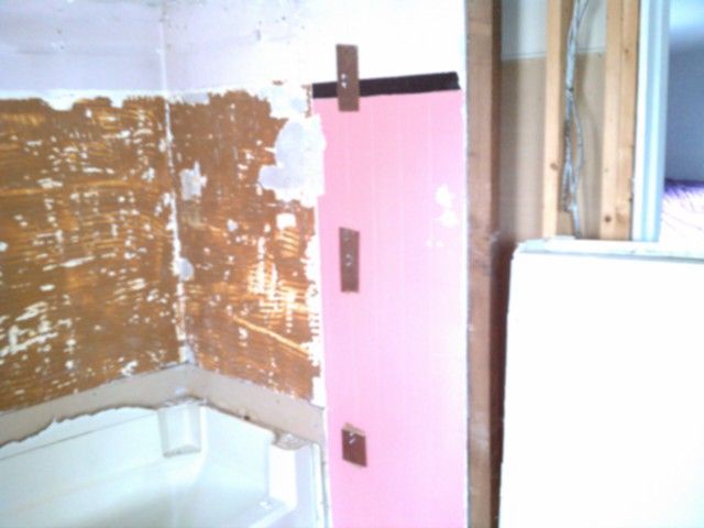 Before, bath tub/shower