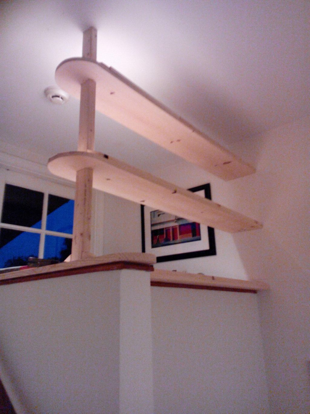 We have been adding shelving to this property in d