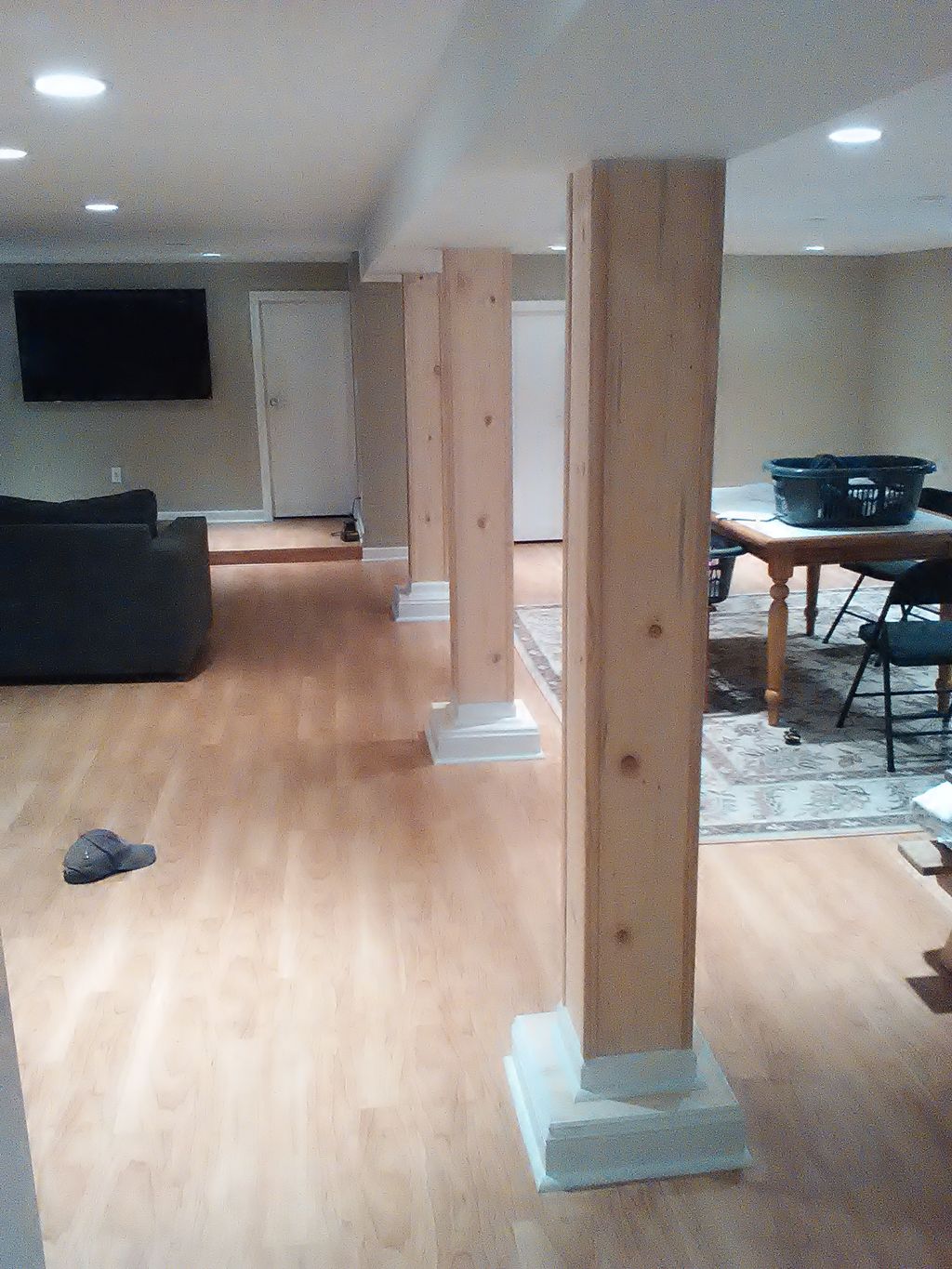 Wrapped Columns hiding jack posts