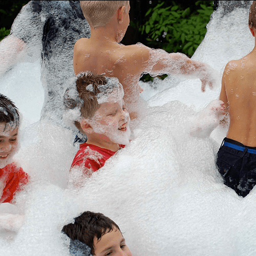 One of many Children's Foam Parties, this one a bi