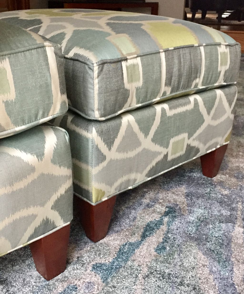 Custom Chair and Ottoman