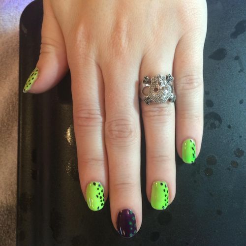 Nails for monster truck show in Las Vegas