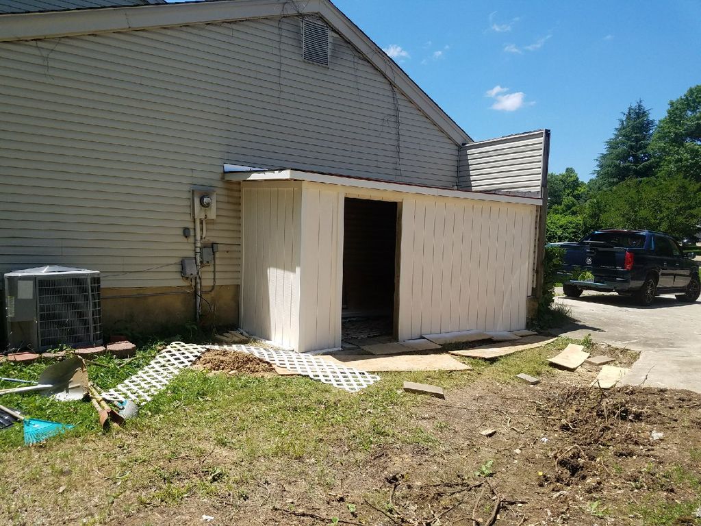 Shed Storage almost done