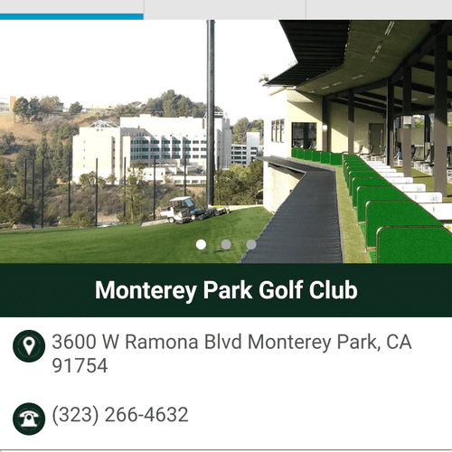 Monterey Park Golf Course and Practice Range
