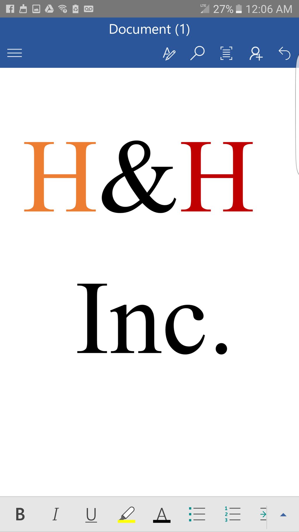 H&H Inc.