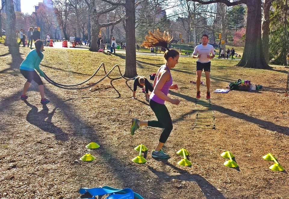 Central Park Boot Camp Class