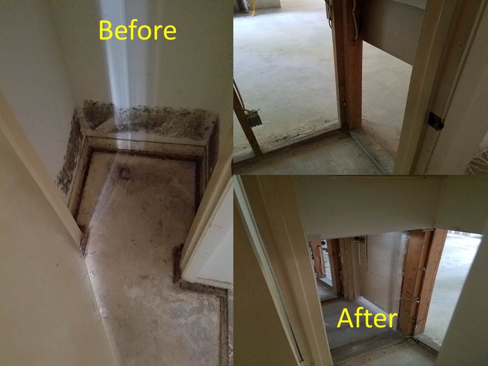 Demo of Hallway Closet Before and After