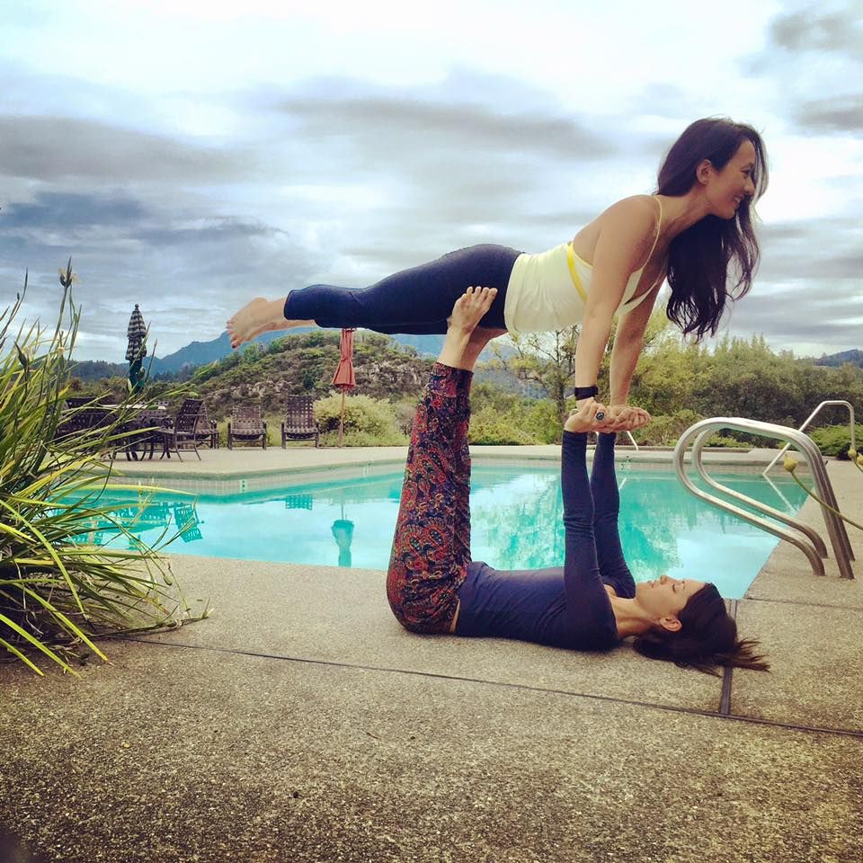 AcroYoga,YOL Retreat, Mayacamas Ranch, CA