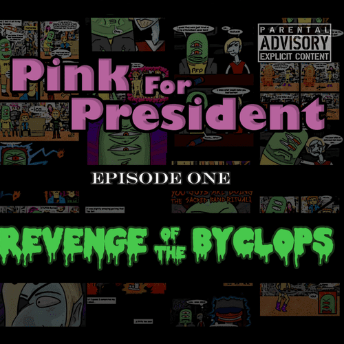 The cover art of my band Pink for President's debu