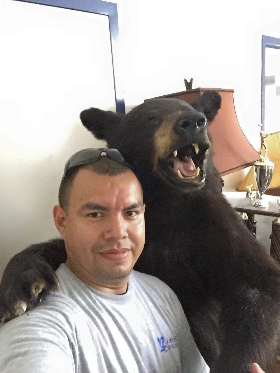 Denis and Bear!  Just two of Hawk's finest!!!