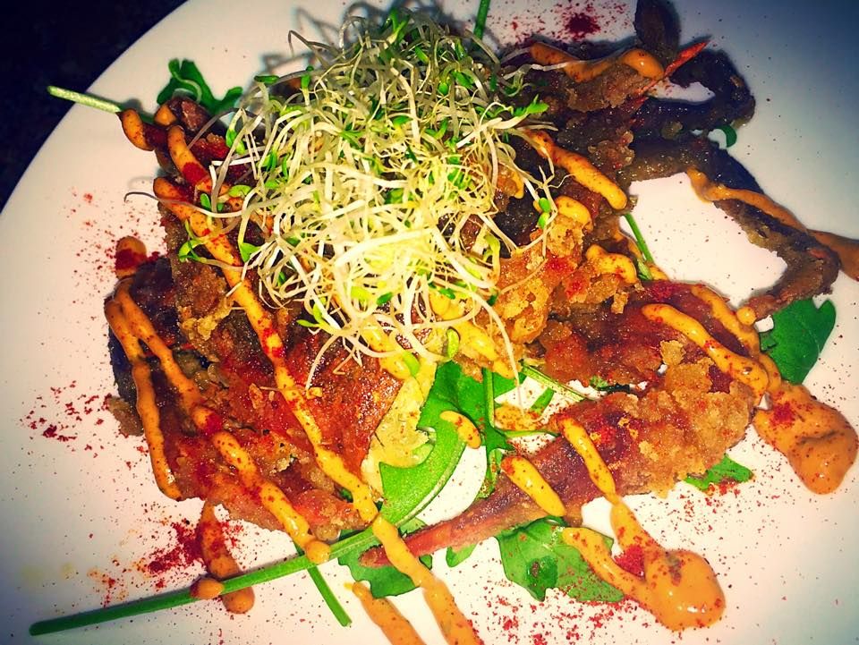 Deep Fried Soft Shell Crab with a Smoked Paprika A