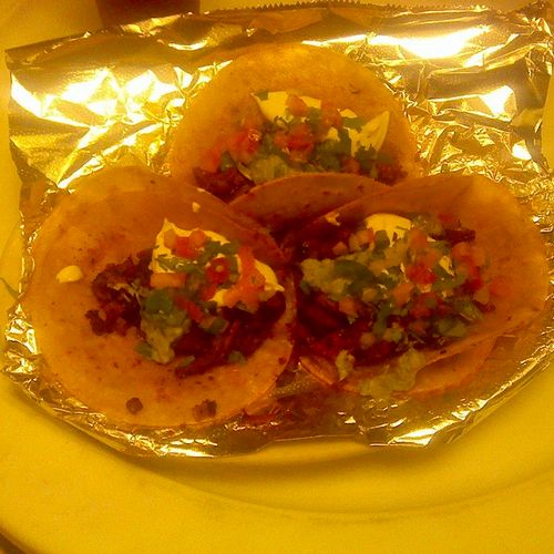 Tacos carne azada