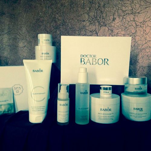Babor is the line of products that I have been wor
