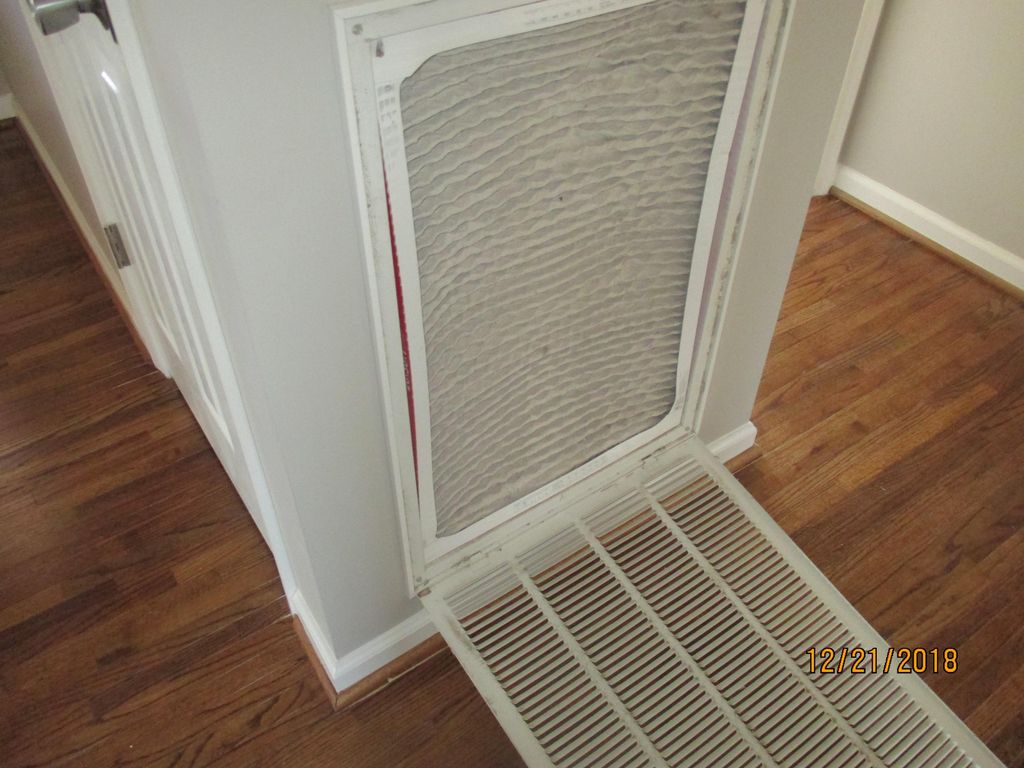 Reporting a totally clogged HVAC filter