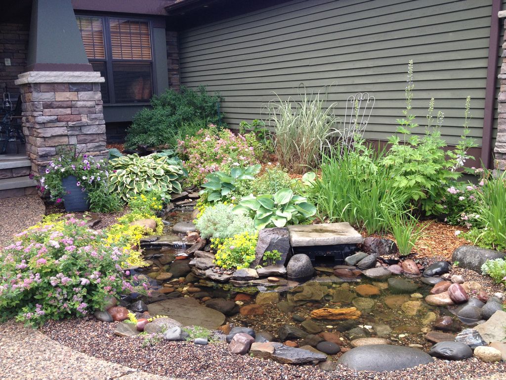 home entry water feature