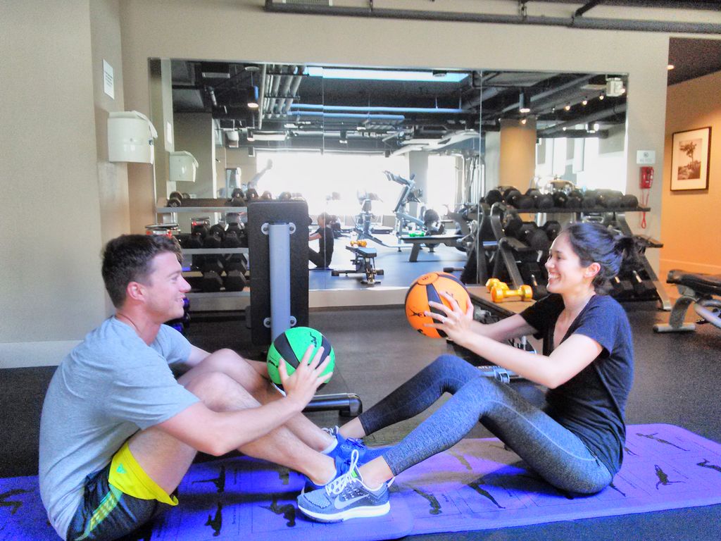 Couples Training is great way to get in shape whil