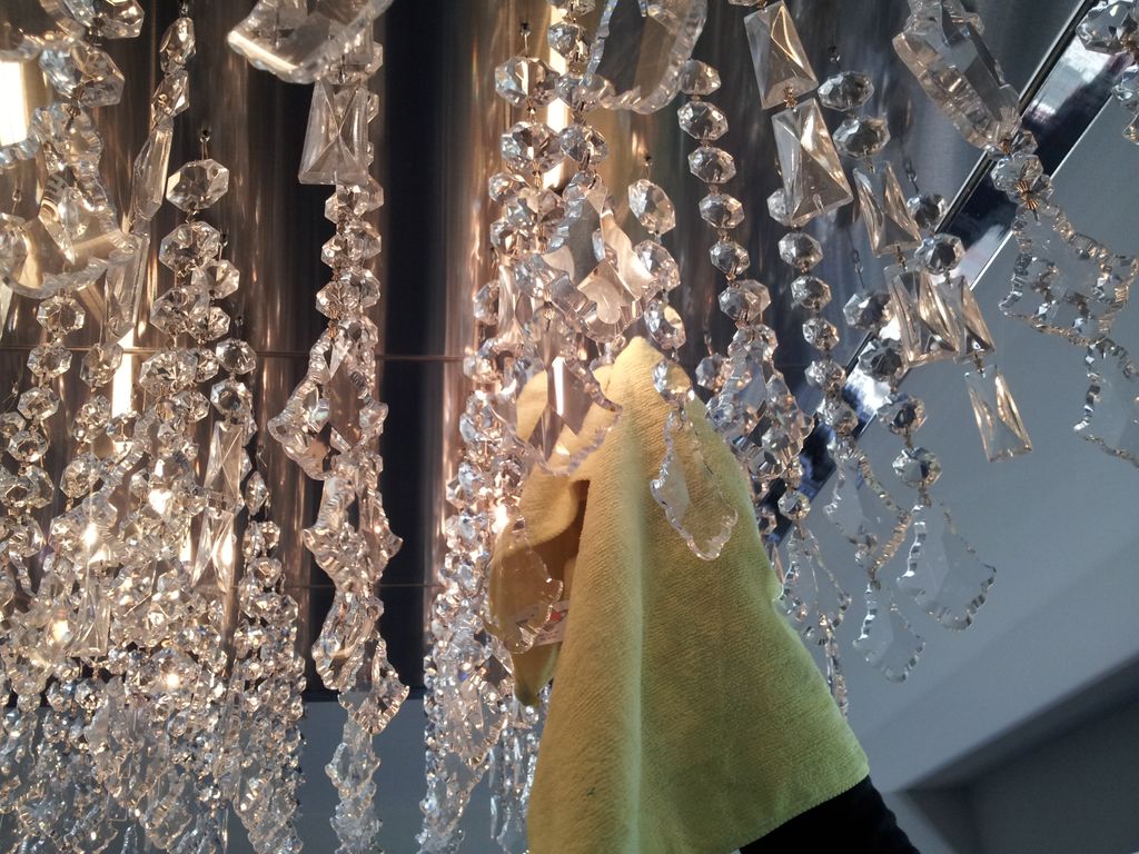 Let your delicate chandeliers and ceiling fans shi
