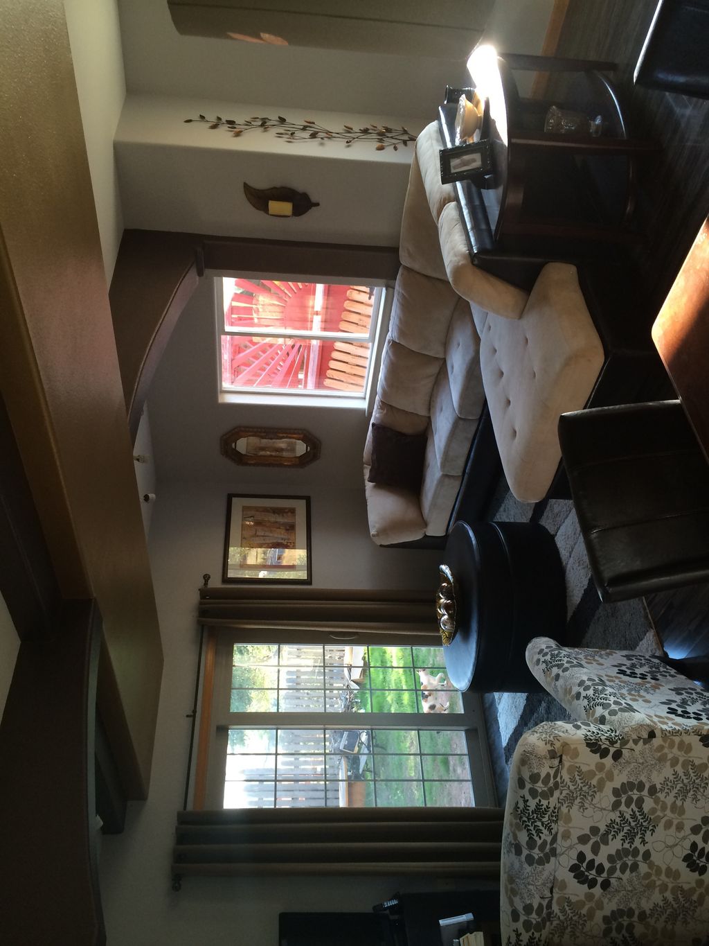 AFTER:Living Room.
HED installed New Sliding doors