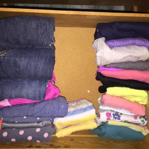 Children's clothing drawer