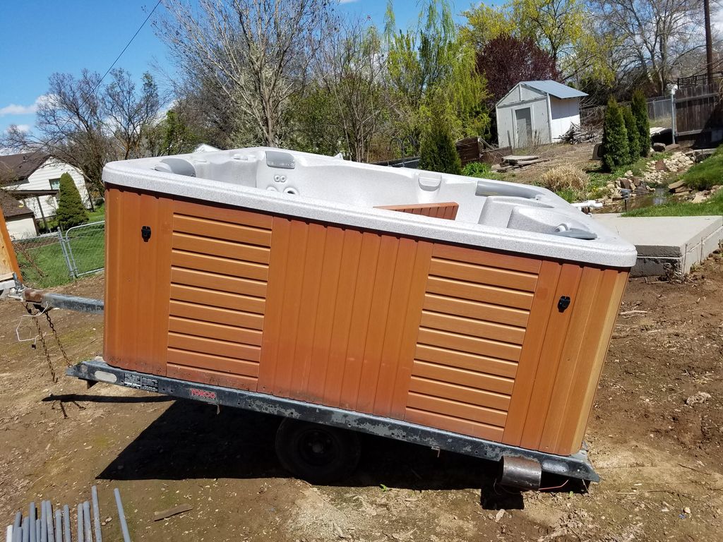 We will safely move any Hot Tub