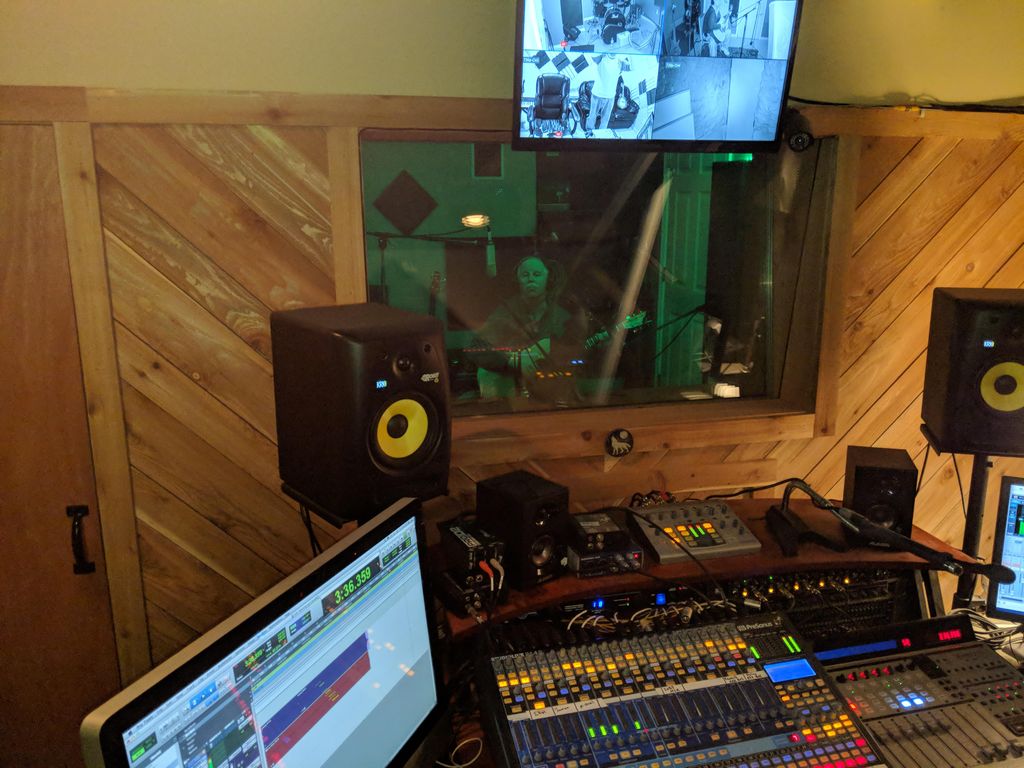 part of control room. The very talented bluegrass 