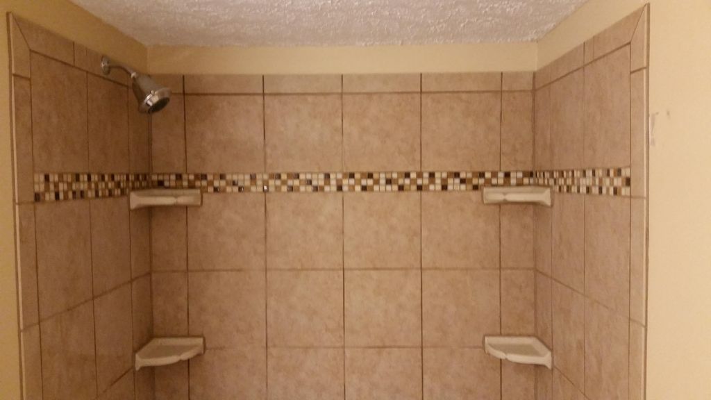 Customer replaced tub surround. They picked the ti