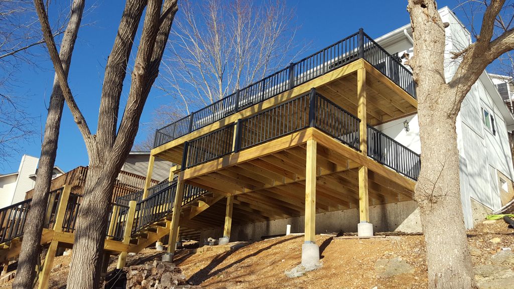 1,500 square foot deck