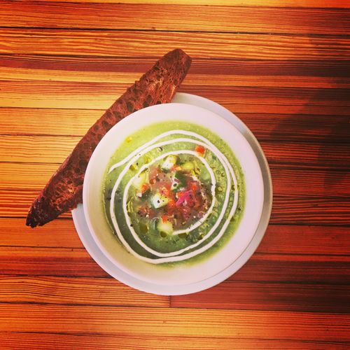 A summertime must-have: Cucumber Gazpacho with Pic