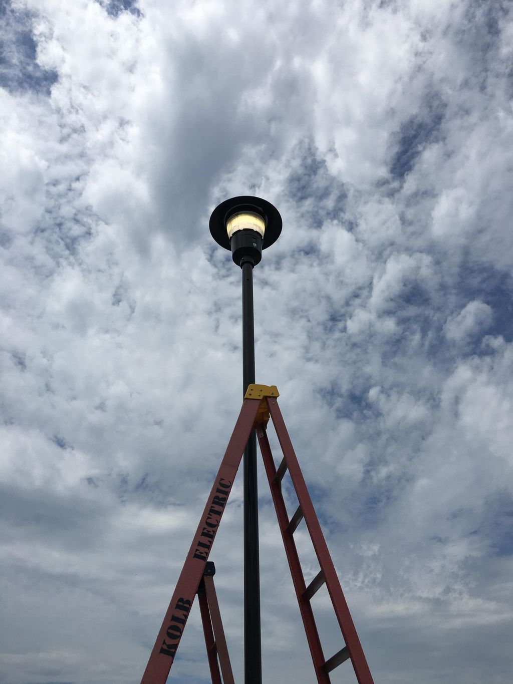 Pole light I installed