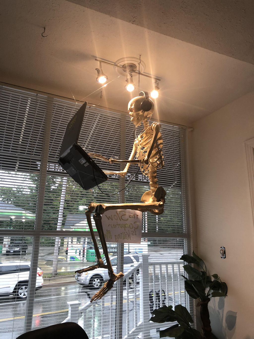 Our window Halloween decoration