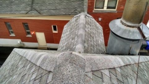 ~ Intricate Roofing Service at Funeral Home in Dow