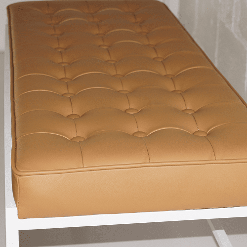Tufted Leather Bench seat