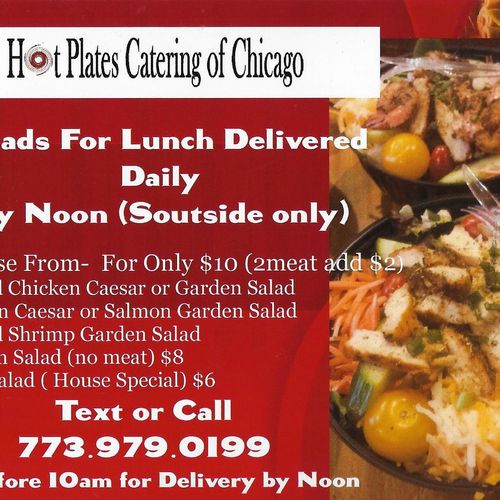 Salads Delivered Daily