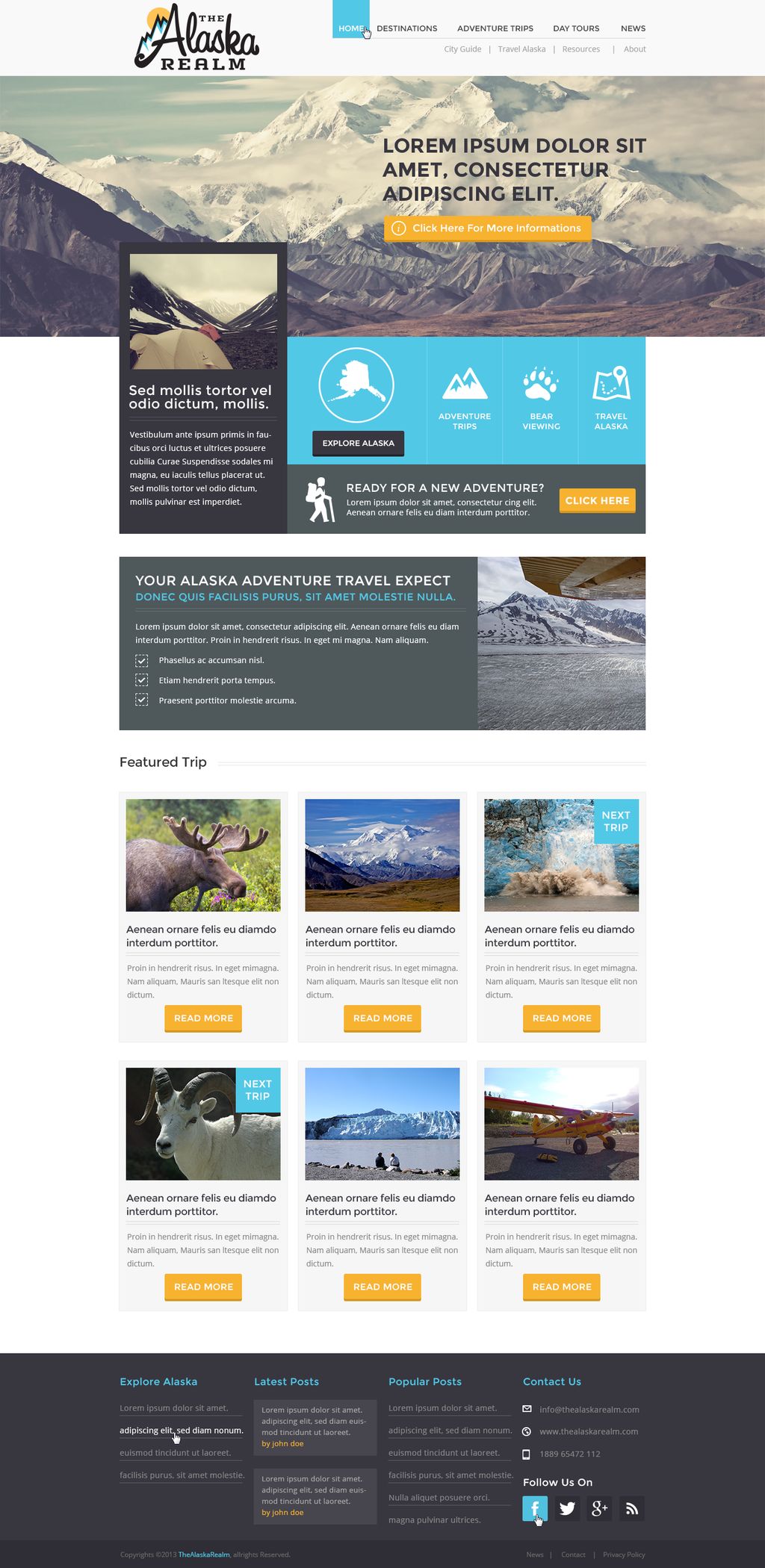Alaska Realm - Service Website