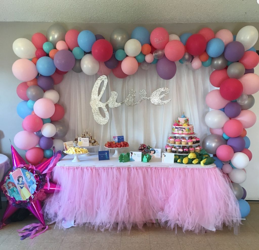 Organic Birthday Arch