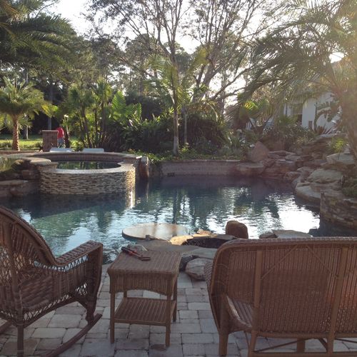 A clean pool is a peaceful pool