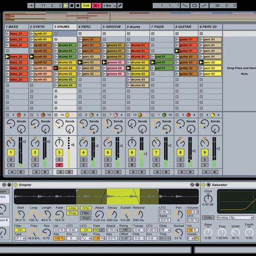 Ableton Live for quickly creating music from scrat