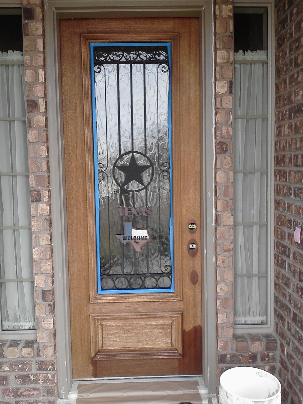 Wood doors need refinshing?