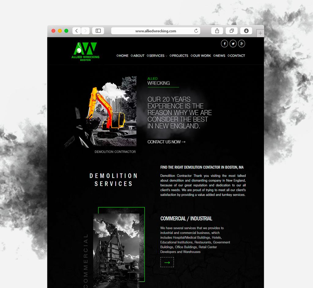 Website design