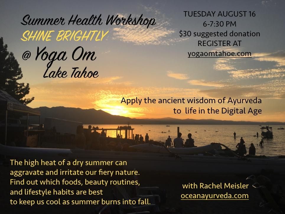 I offer educational and experiential workshops at 