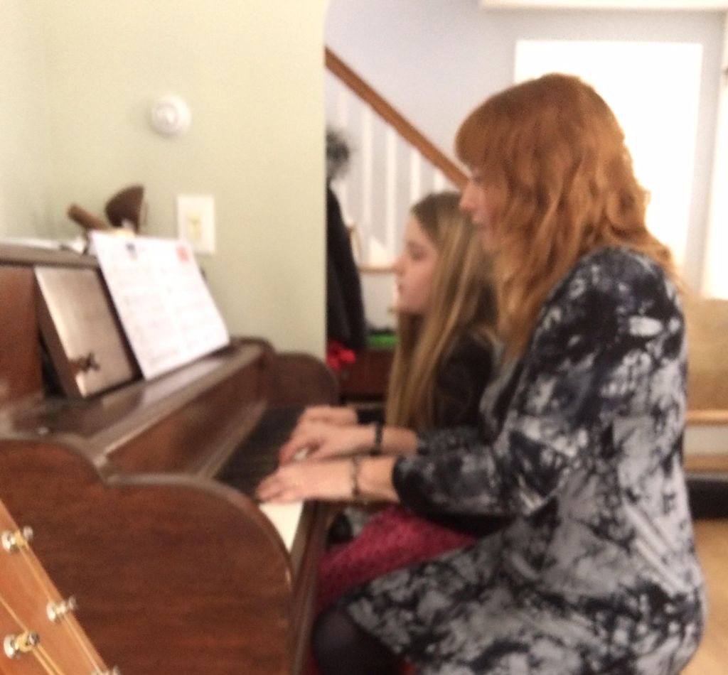Accompanying a student at an in home recital 